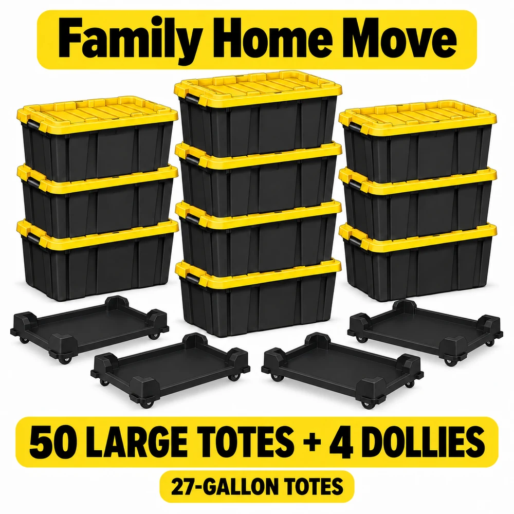 Family Home Move package of moving totes